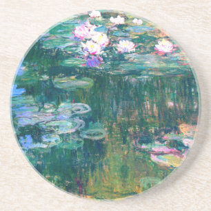 Claude Monet Waterlelies 1917 Zandsteen Onderzetter