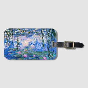 Claude Monet - Waterlelies, 1919,  Bagagelabel