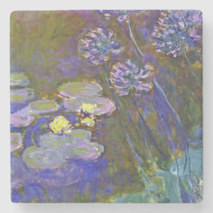 Claude Monet Waterlelies Agapanthus Stenen Onderzetter