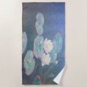 Claude Monet - Waterlelies, Avondeffect Strandlaken (Voorkant)