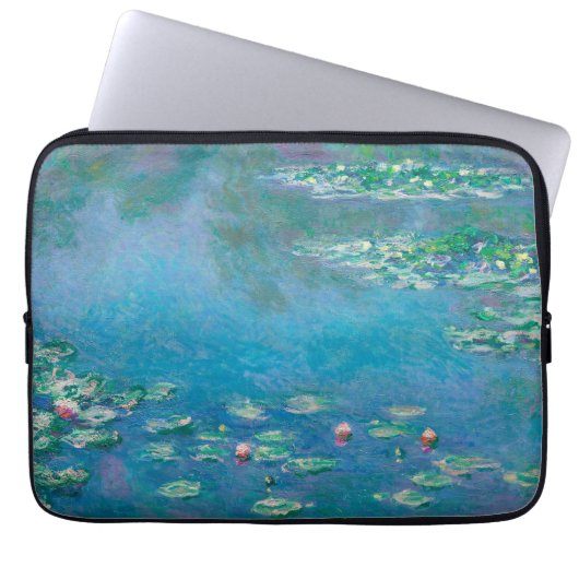 Claude Monet. Waterlelies. Frans impressionisme Laptop Sleeve (Voorkant)