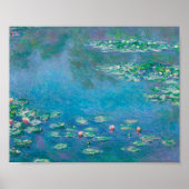 Claude Monet. Waterlelies. Frans impressionisme Poster (Voorkant)
