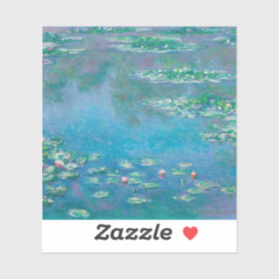 Claude Monet. Waterlelies. Frans impressionisme Sticker