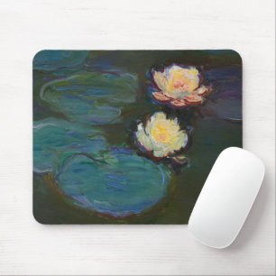 Claude Monet Waterlelies Impressionistisch oliever Muismat