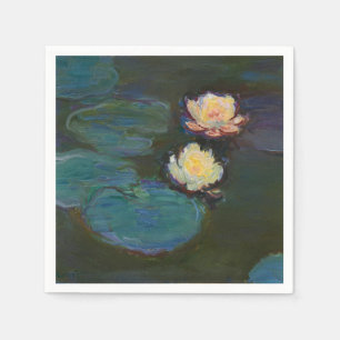 Claude Monet Waterlelies Impressionistisch oliever Servet