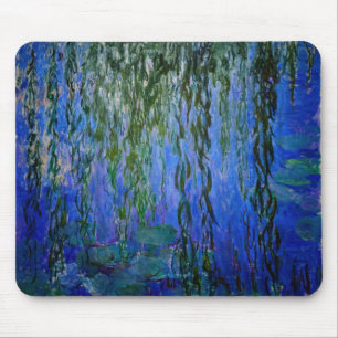 Claude Monet - Waterlelies met treurwilg Muismat