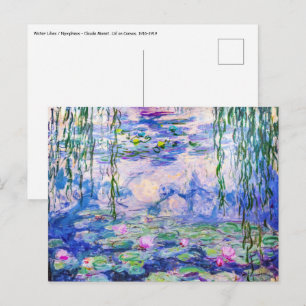 Claude Monet - Waterlelies / Nympheas 1919 Briefkaart