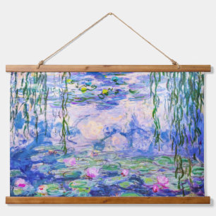 Claude Monet - Waterlelies / Nympheas 1919 Hangend Wandkleed