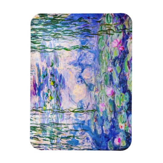 Claude Monet - Waterlelies / Nympheas 1919 Magneet (Verticaal)