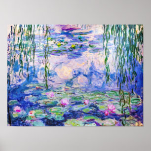 Claude Monet - Waterlelies / Nympheas 1919 Poster
