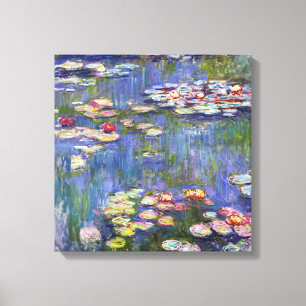 Claude Monet - Waterlelies / Nympheas Canvas Afdruk