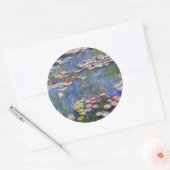 Claude Monet - Waterlelies / Nympheas Ronde Sticker (Envelop)