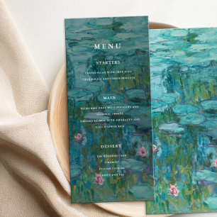 Claude Monet Waterlelies Trouwen Menu
