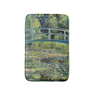 Claude Monet - Waterlelies vijver en Japanse brug Badmat