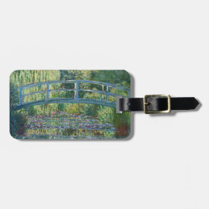 Claude Monet - Waterlelies vijver, Groene Harmonie Bagagelabel