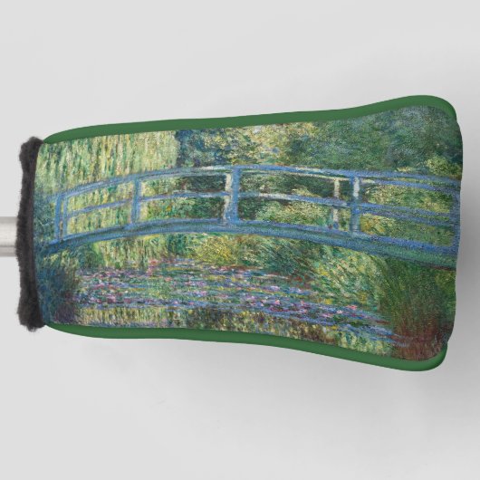 Claude Monet - Waterlelies vijver, Groene Harmonie Golfheadcover (Voorkant)