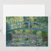 Claude Monet - Waterlelies vijver, Groene Harmonie Kaart (Voorkant / Achterkant)
