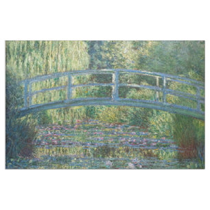 Claude Monet - Waterlelies vijver, Groene Harmonie Stof