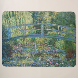 Claude Monet - Waterleliesvijver, Groene Harmonie Sherpa Deken