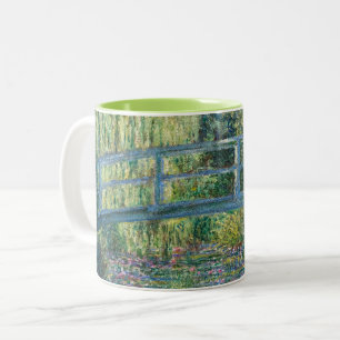 Claude Monet - Waterleliesvijver, Groene Harmonie Tweekleurige Koffiemok
