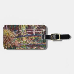 Claude Monet - Waterleliesvijver, Roze Harmonie Bagagelabel