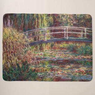 Claude Monet - Waterleliesvijver, Roze Harmonie Sherpa Deken