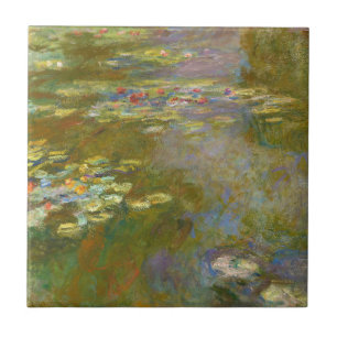 Claude Monet - Waterlelievijver 1917 Tegeltje