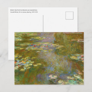 Claude Monet - Waterlellevijver 1917 Briefkaart