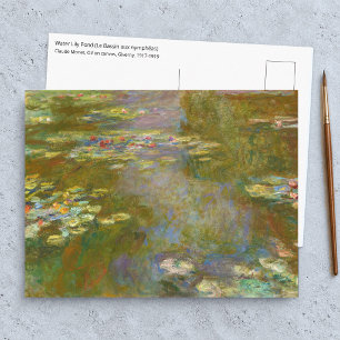 Claude Monet - Waterlellevijver 1917 Briefkaart