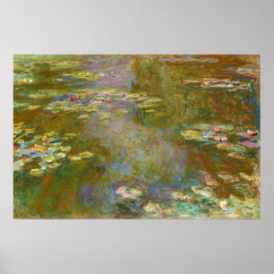 Claude Monet - Waterlellevijver 1917 Poster