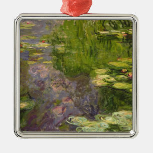 Claude Monet   Waterlib Metalen Ornament