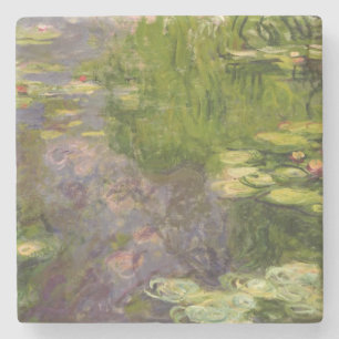 Claude Monet Waterlib Stenen Onderzetter