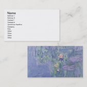 Claude Monet | Waterlib Visitekaartje (Voorkant / Achterkant)