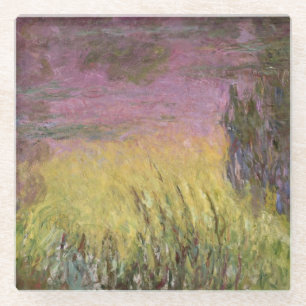 Claude Monet Waterlilies Sunset, 1915-26 Glazen Onderzetter