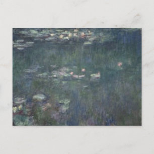 Claude Monet   Waterlio's: groene reflecties Briefkaart