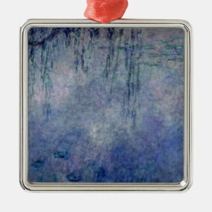 Claude Monet Waterlio's: Verspreide Wilgen links Metalen Ornament