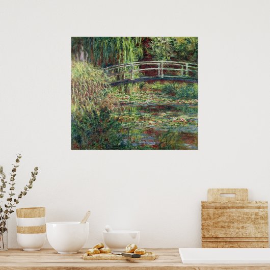Claude Monet | Waterlly Pond: Roze Harmony, 1900 Poster (Keuken)