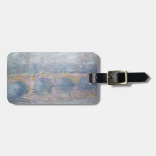 Claude Monet   Waterloo Bridge, Londen, bij Sunset Bagagelabel
