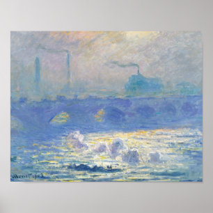 Claude Monet - Waterloorbrug Poster