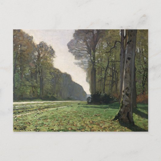 Claude Monet | Weg naar Bas-Breau, Fontainebleau Briefkaart (Voorkant)