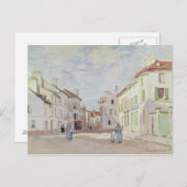 Claude Monet | Wetstraat in Argenteuil Briefkaart (Voorkant / Achterkant)