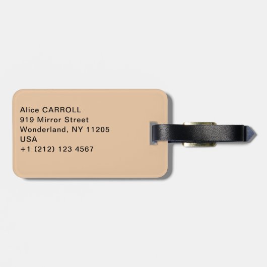 Claude Monet - Wheatstacks, Sneeuweffect, Morning Bagagelabel (Achterkant horizontaal)