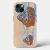 Claude Monet - Wheatstacks, Sneeuweffect, Morning Case-Mate iPhone Case (Achterkant)