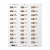 Claude Monet - Wheatstacks, Sneeuweffect, Morning Etiket (Full Sheet)