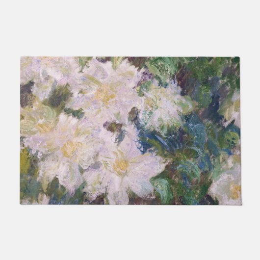 Claude Monet - White Clematis Deurmat (Voorkant)