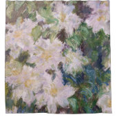 Claude Monet - White Clematis Douchegordijn (Voorkant)