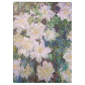 Claude Monet - White Clematis Klembord (Achterkant)