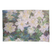 Claude Monet - White Clematis Kussensloop (Voorkant)
