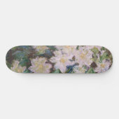 Claude Monet - White Clematis Skateboard (Horizontaal)