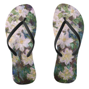 Claude Monet - White Clematis Teenslippers